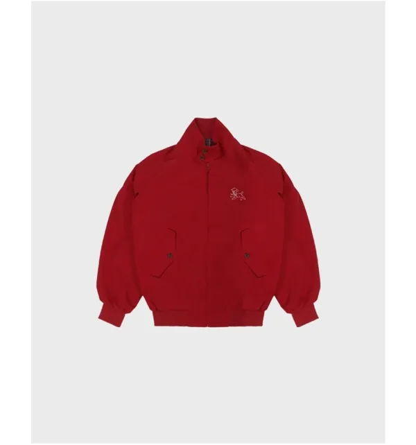 sheep needlepoint bomber jacket