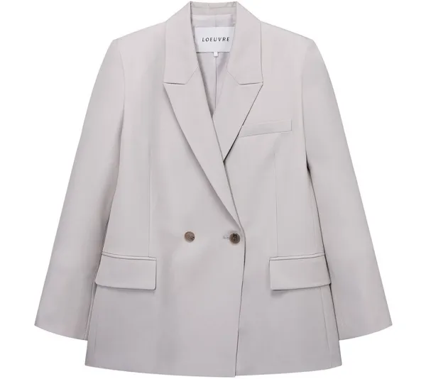 Oversized Double-Breasted Tailored Jacket SW6SJ621-FG