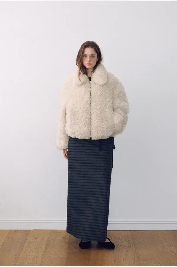 [10/23 예약배송] Reversible Fur Jumper, Black