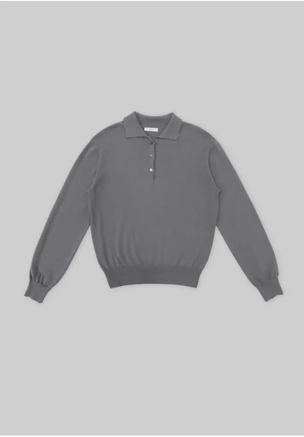 COLLAR KNIT_GRAY