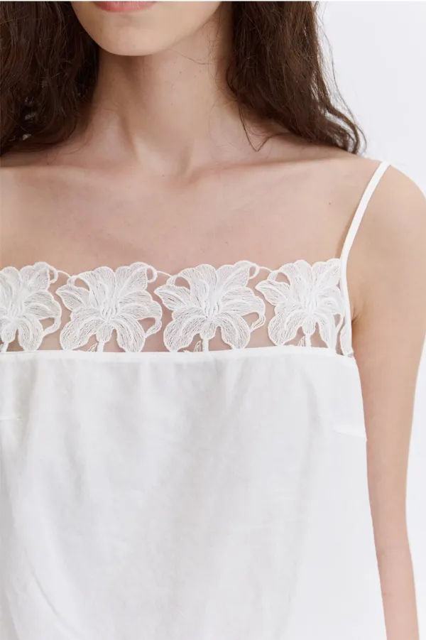 Rose Embroidery Top