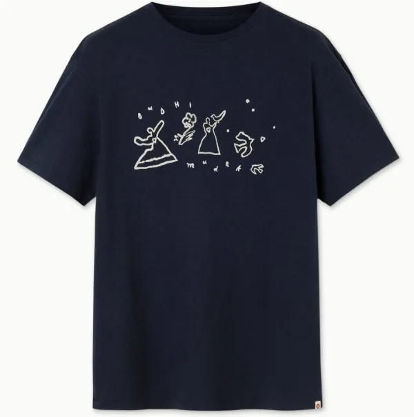 Kasih loose fit T (Unisex)_Blueberry