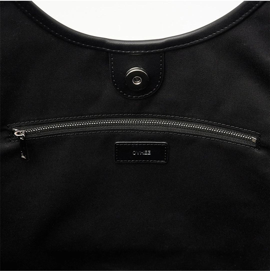 오브히 베르 캔버스 숄더백 Vert Canvas Shoulder Bag_Black 상품 이미지 3