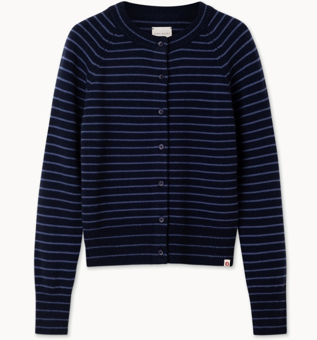 부디무드라 Petite cardigan #2_Navy Multi 상품 이미지 1