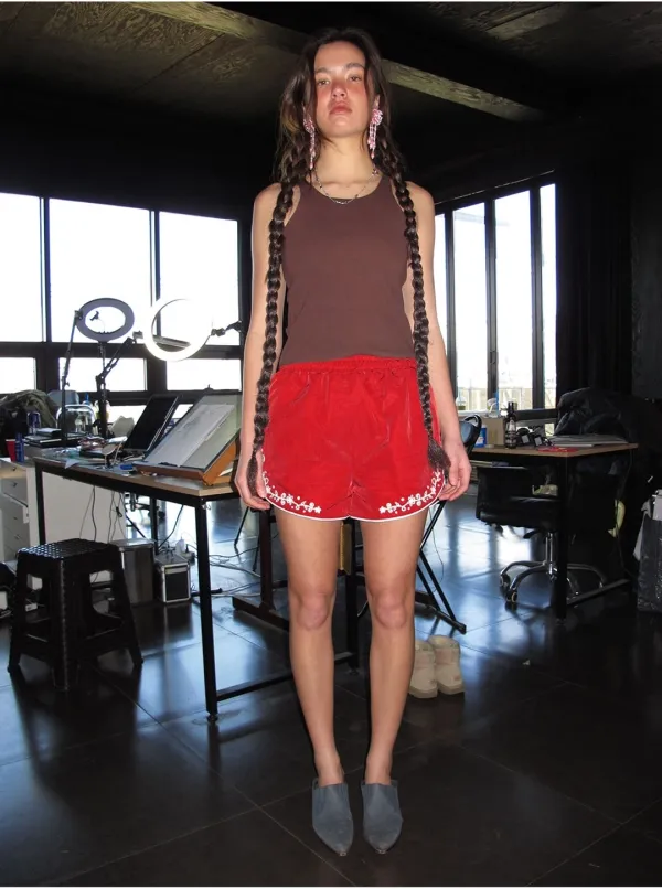 STANDARD SOLID TANK TOP_BROWN