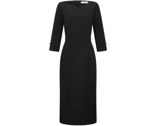 Carys H-Line One-piece (Black)