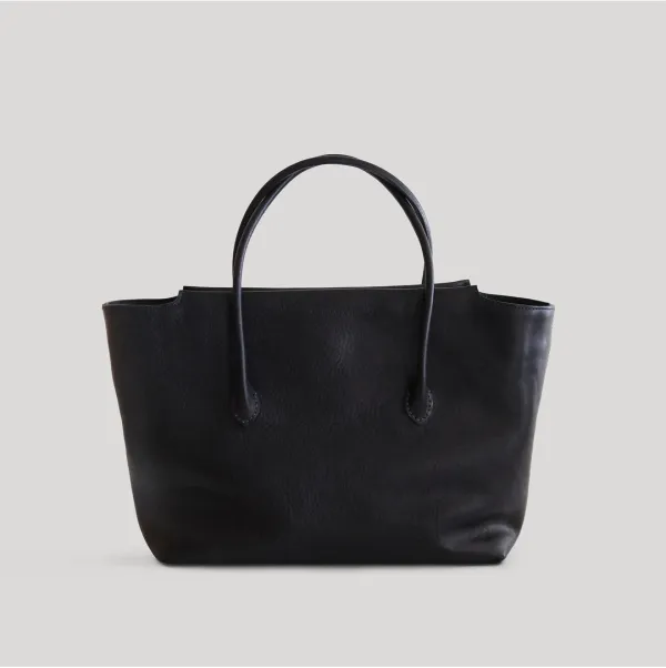 Basil Leather Bag Black