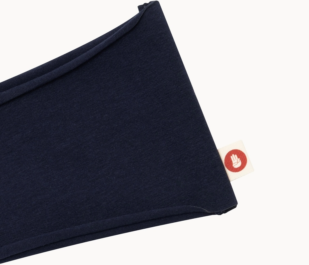 부디무드라 BM wide head band_Navy 상품 이미지 3
