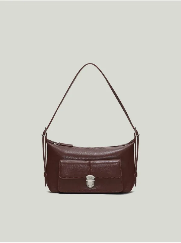 Clasp Pocket Mini Burgundy