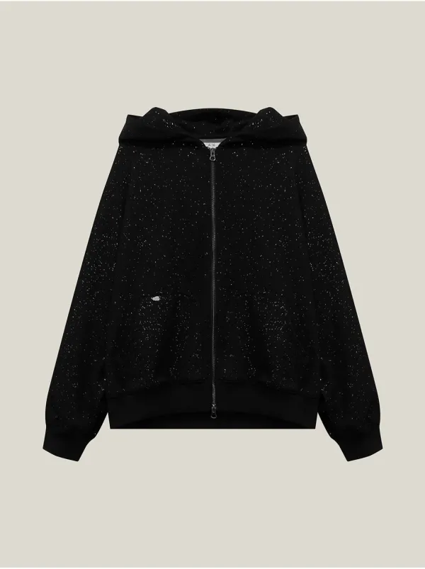 [Exclusive] TWINKLE ANGEL ZIP-UP HOODIE_TT6S002BK