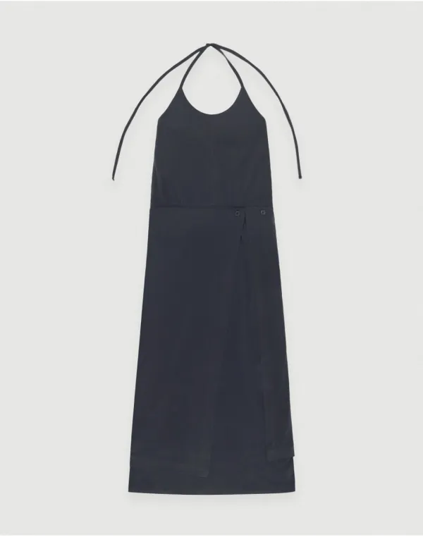 Tenetta layered dress - navy