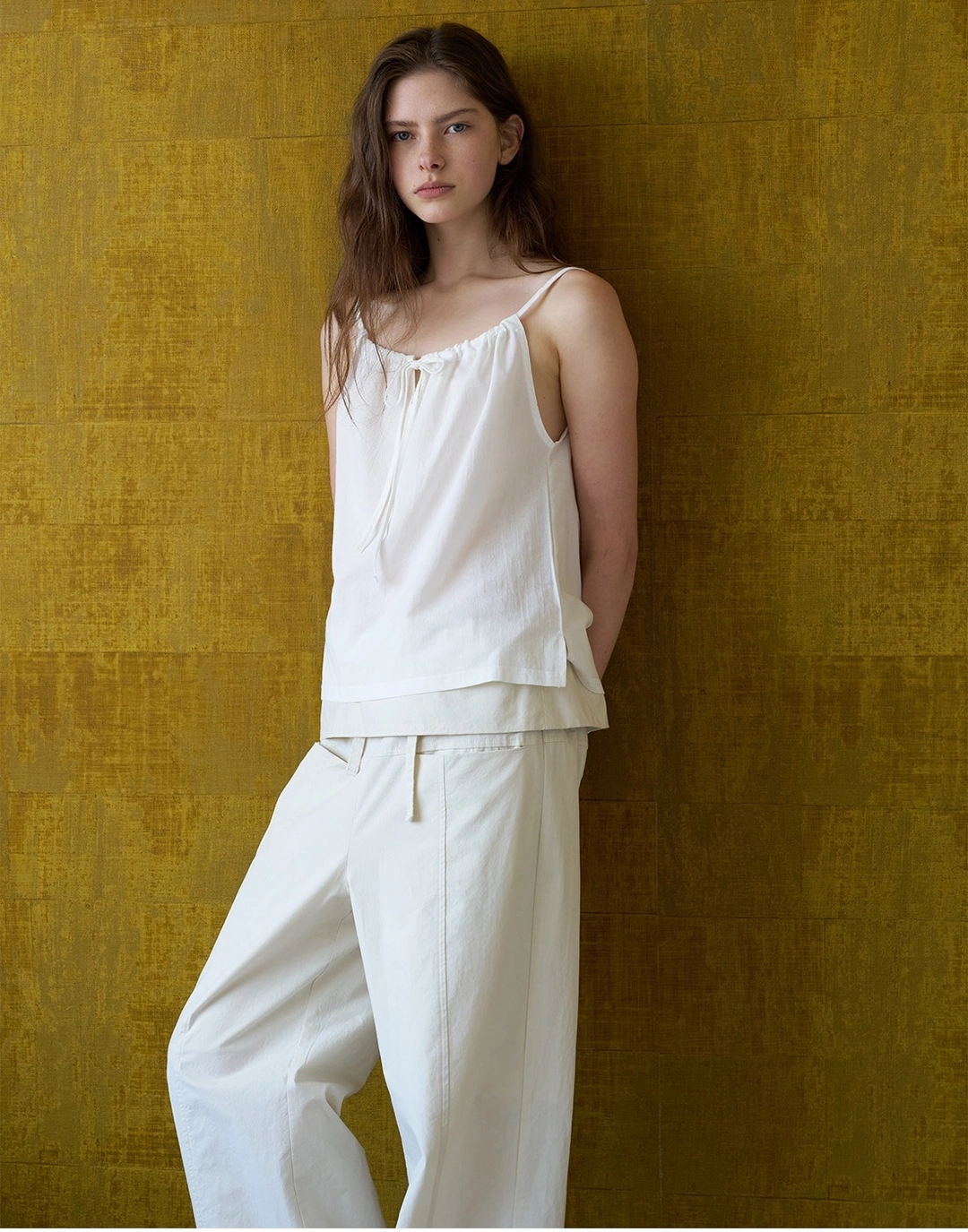 르닐 Margo Fold-over Pants (Cream) 상품 이미지 3