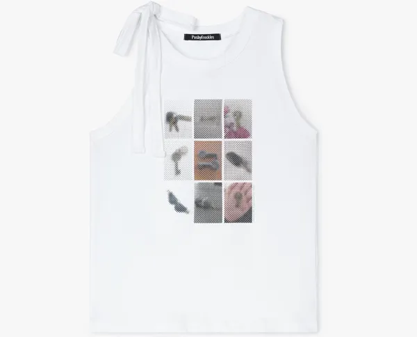 Ribbon Tie Sleeveless_Ivory