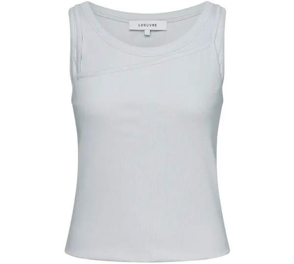 Layered Sleeveless Jersey Top SW6ME758_2color