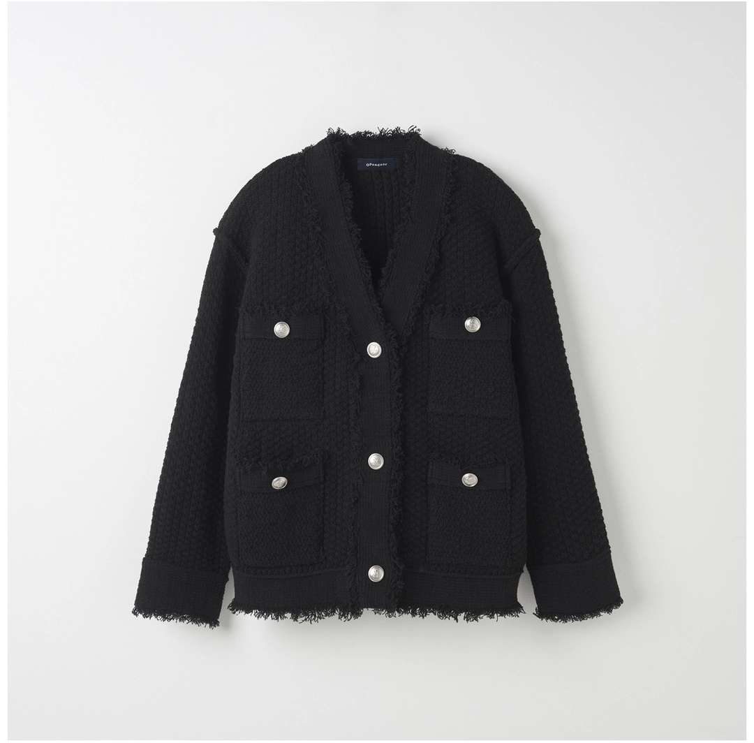 오픈도어 Classic blanc tweed Black 상품 이미지 1