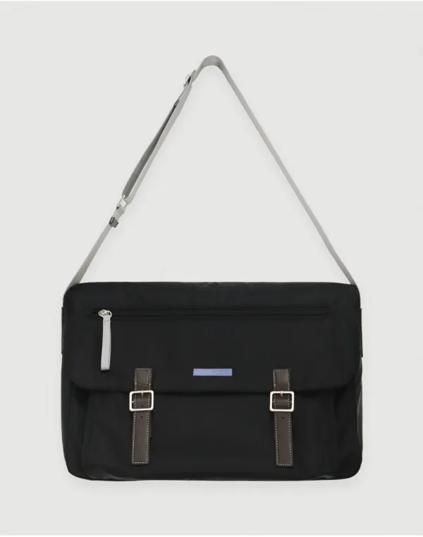 Trace messenger bag - black