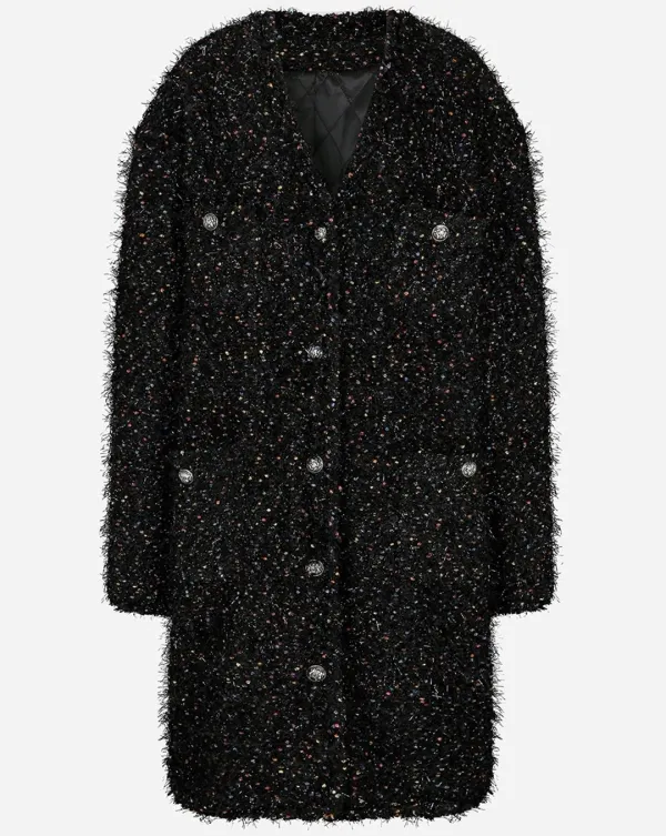 25FW vented tweed coat