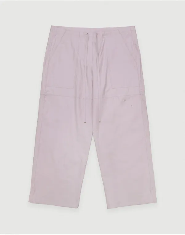 Colorize nylon parachute pants - pink