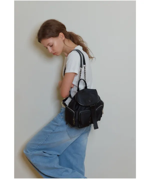 ANC DOUBLE POCKET CHAIN BACKPACK