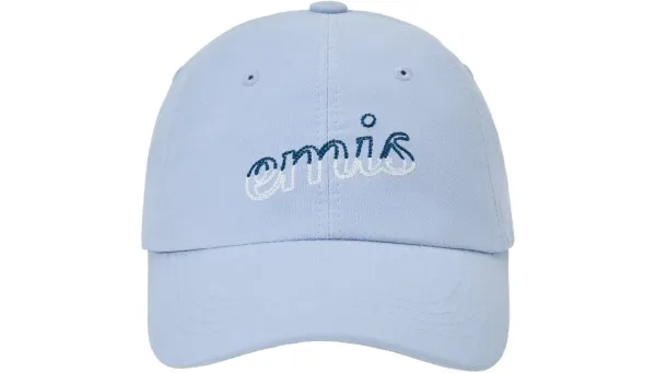 CHAIN STITCH BALL CAP-PASTEL BLUE