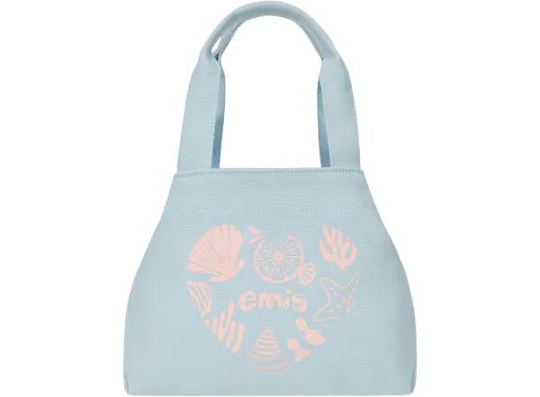 HEART COASTAL MINI TOTE BAG-PASTEL BLUE