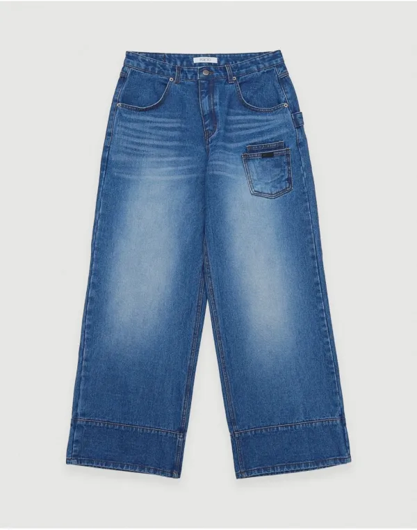 Bio pocket denim pants