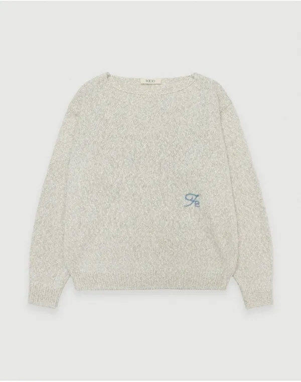 [7th] Nose overfit knit - oatmeal