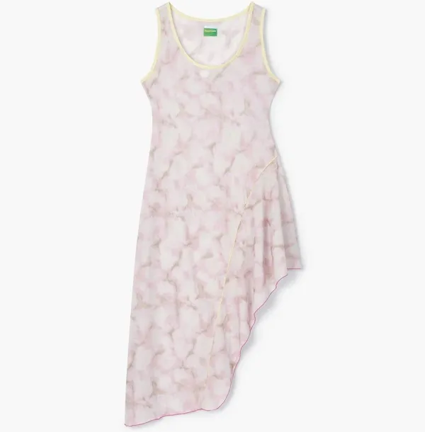 Blur Drift Dress_Rose Mist