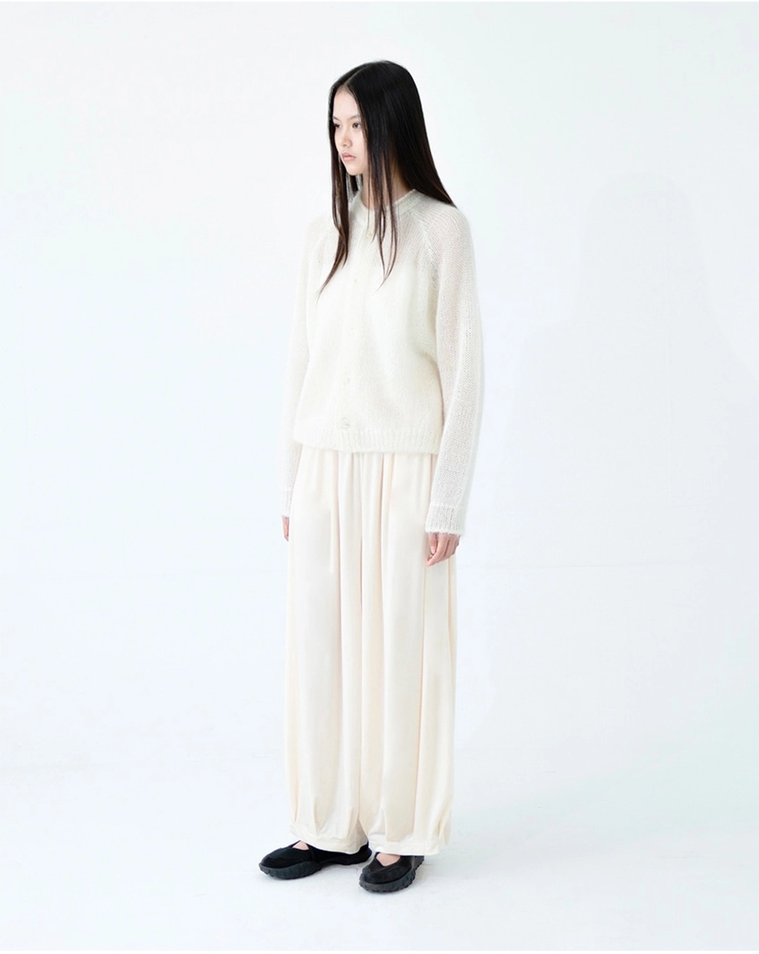 유노이아 lustre cocoon pants (open, 10/28 순차 출고 예정) 상품 이미지 2