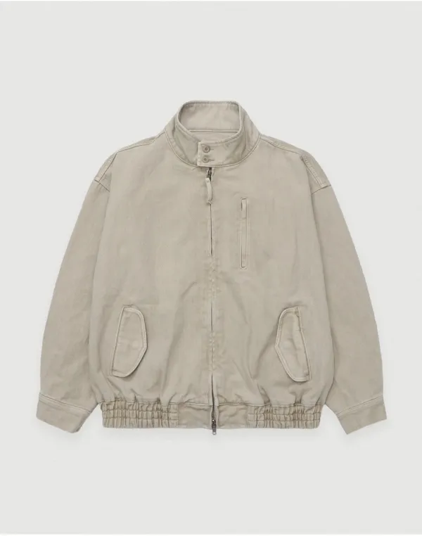 [3rd] Vintage washed cotton jacket - beige