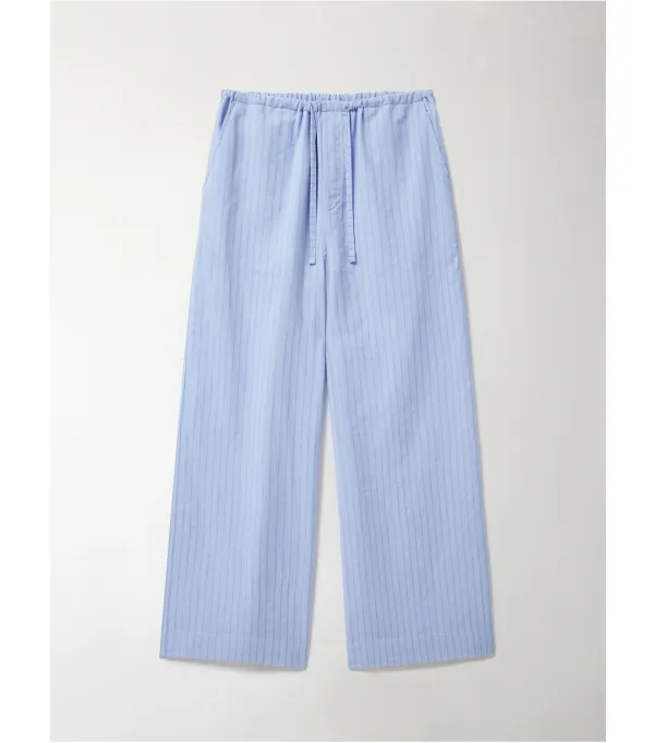SUMMER STRIPE BAND PANTS_BLUE_OF2C2XPL02BLA