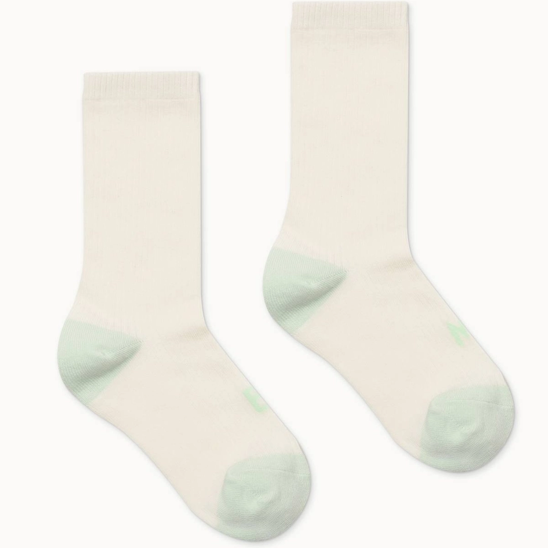 부디무드라 Rib ankle socks #2 (Unisex)_Ivory Multi 상품 이미지 3
