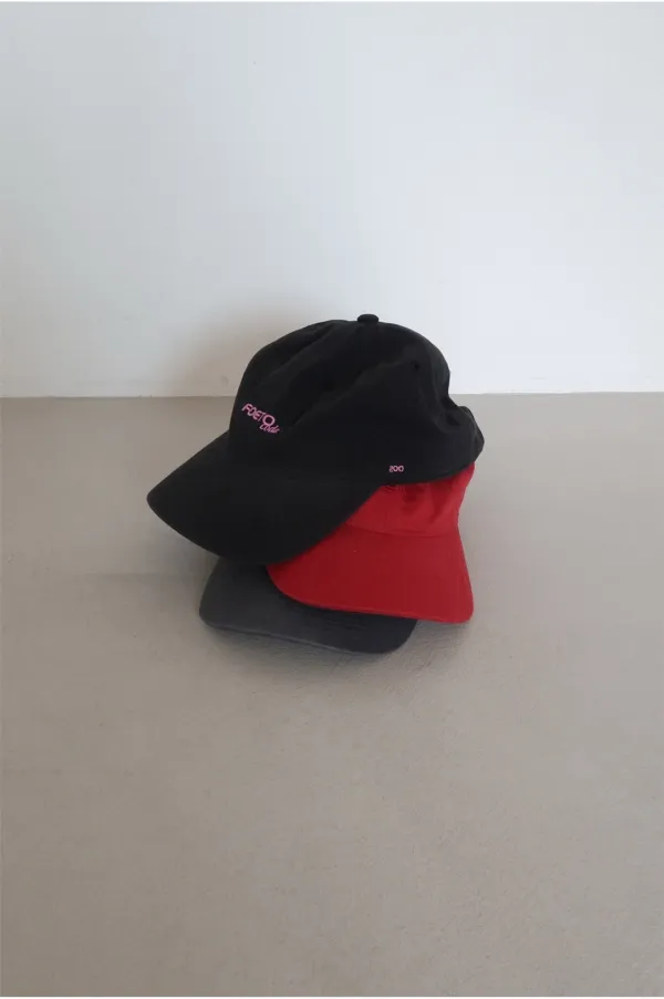 200 code washing cap - red