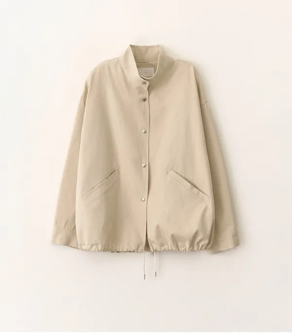High neck field jacket_Beige