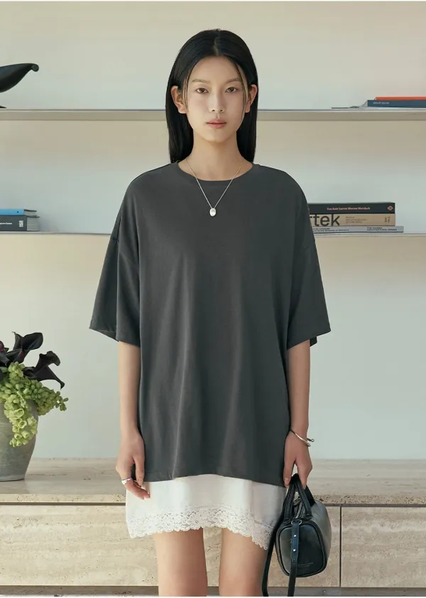 SITP5284 보이핏 반팔 티셔츠_White