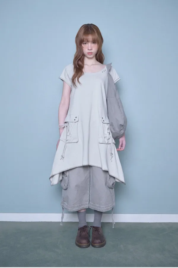 Pigment cotton dress (Ivory)