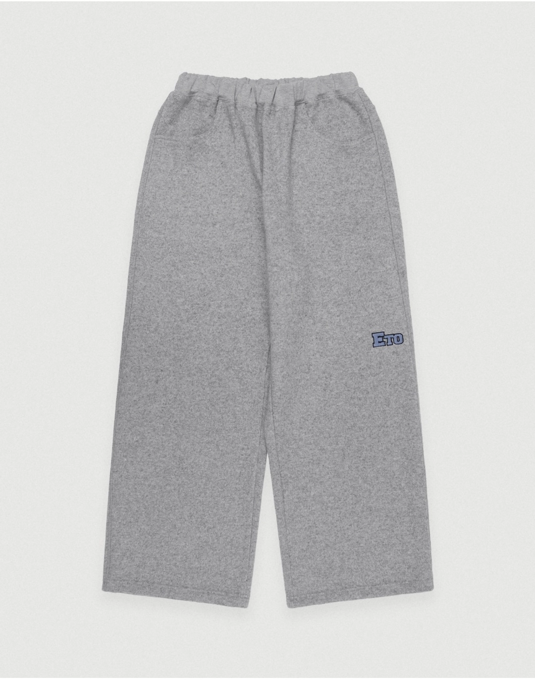 포에토 Wool easy straight pants - grey 상품 이미지 1