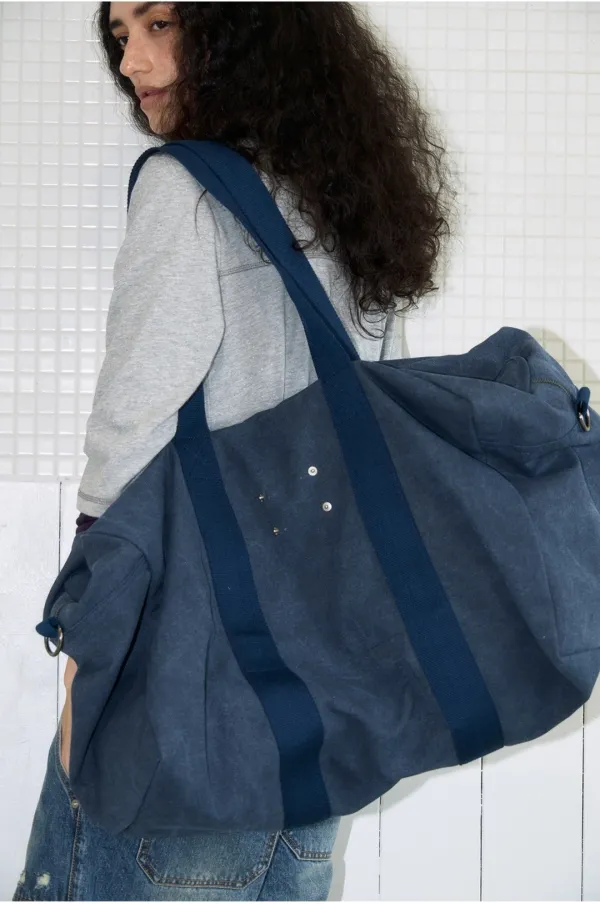 (10/14 예약배송) Vintage Boston Bag [Navy]