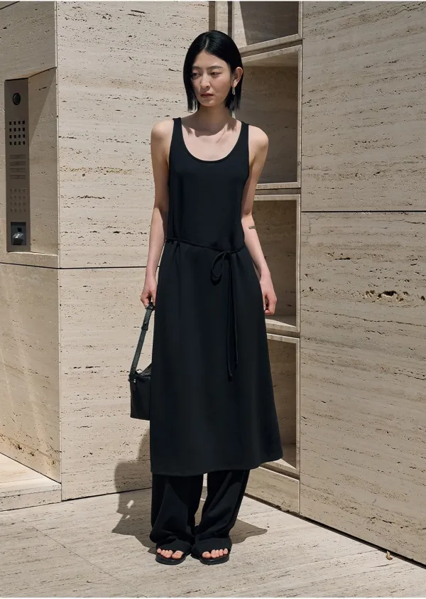 SIPT7201 리조트 다이마루 밴딩 팬츠_Black