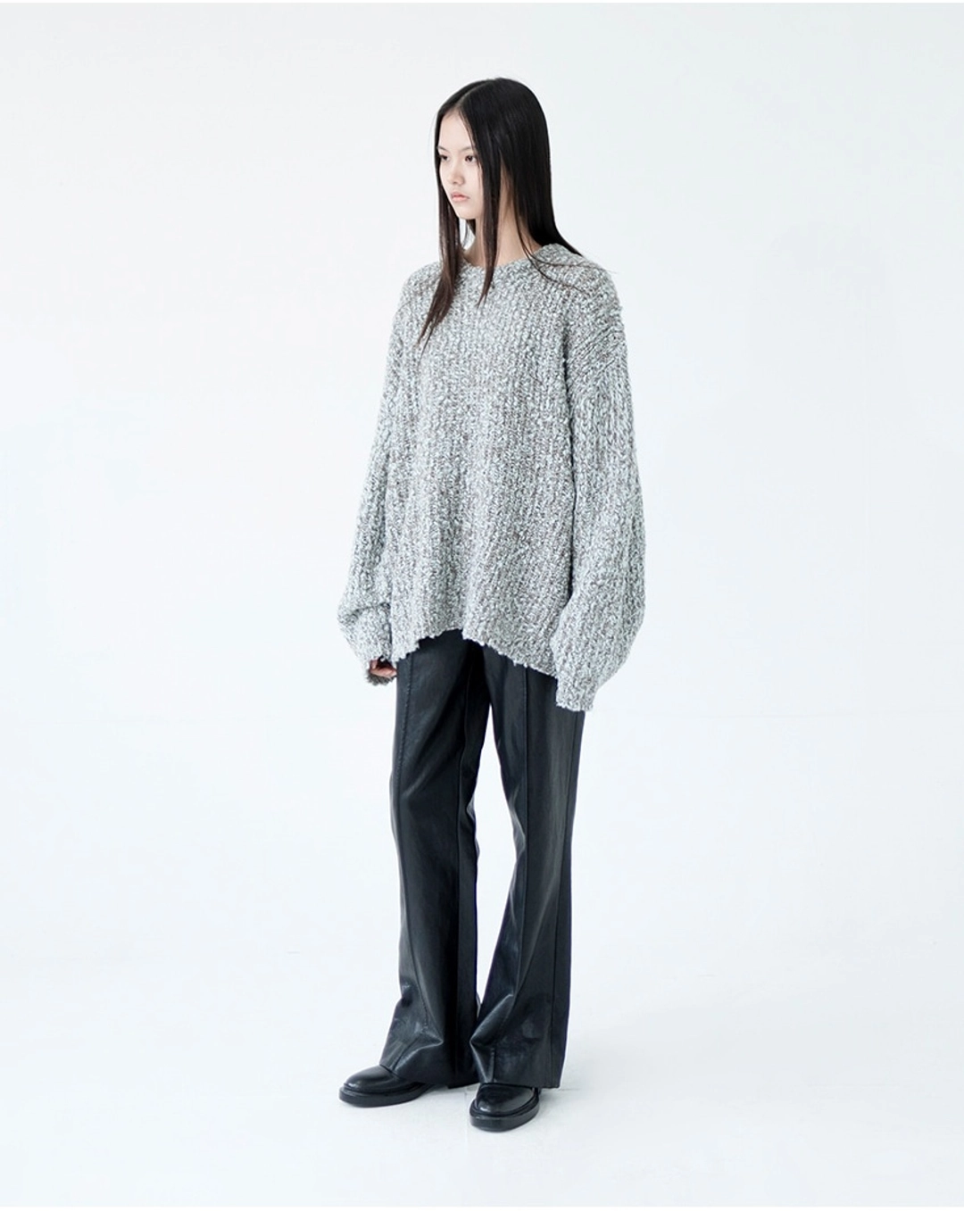 유노이아 marled relaxed knit (open, 10/28 순차 출고 예정) 상품 이미지 2