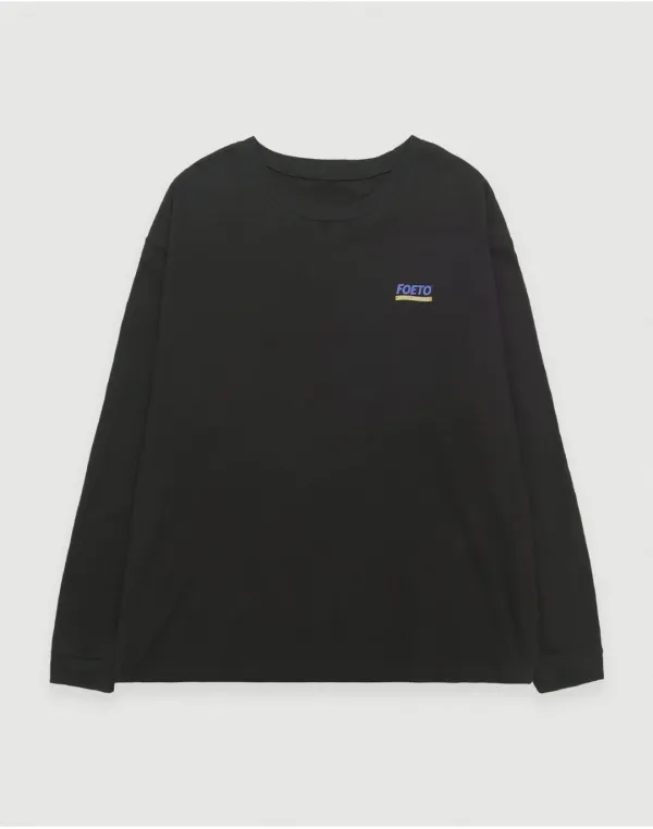 [3rd] Foeto logo overfit tee - vintage black