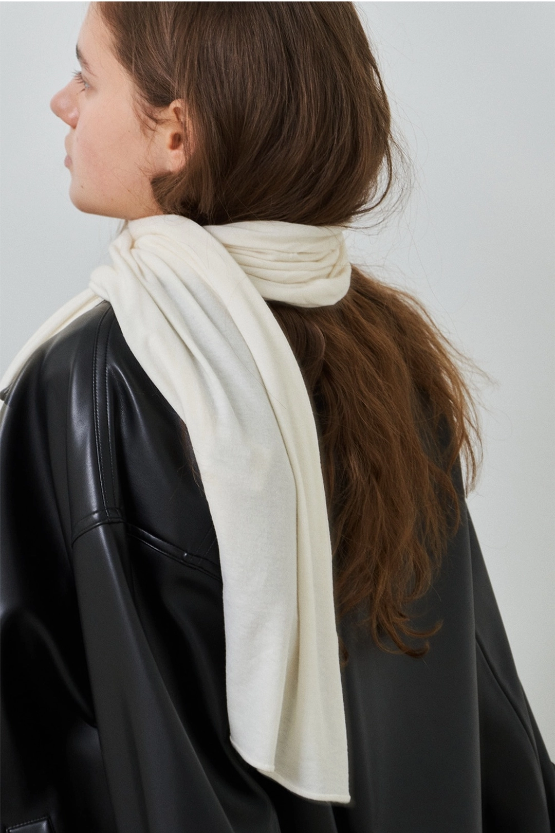 이브세이지 [8차 리오더] Cotton scarf (Ivory) 상품 이미지 3