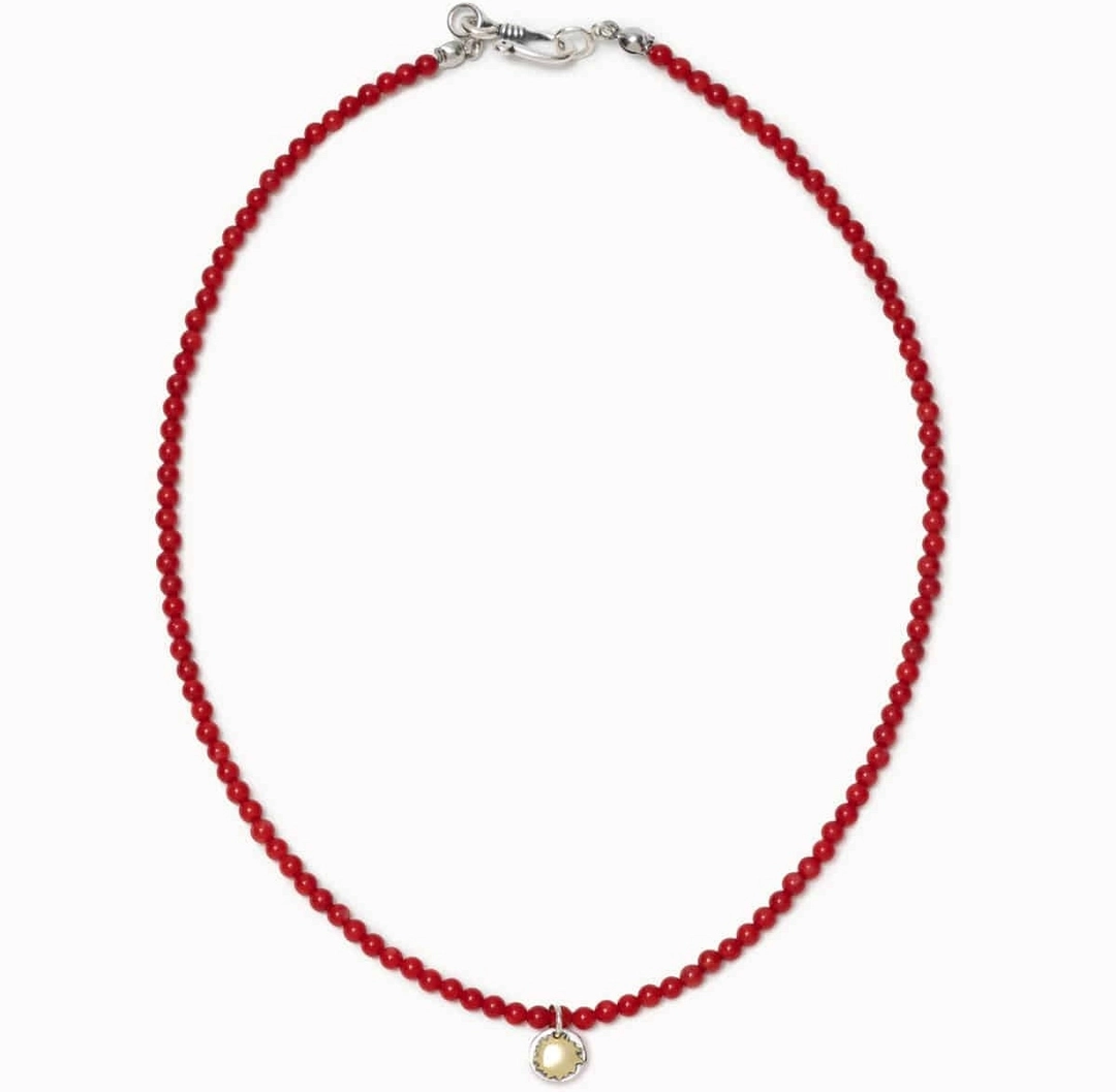 부디무드라 Surya beaded necklace_Red 상품 이미지 3