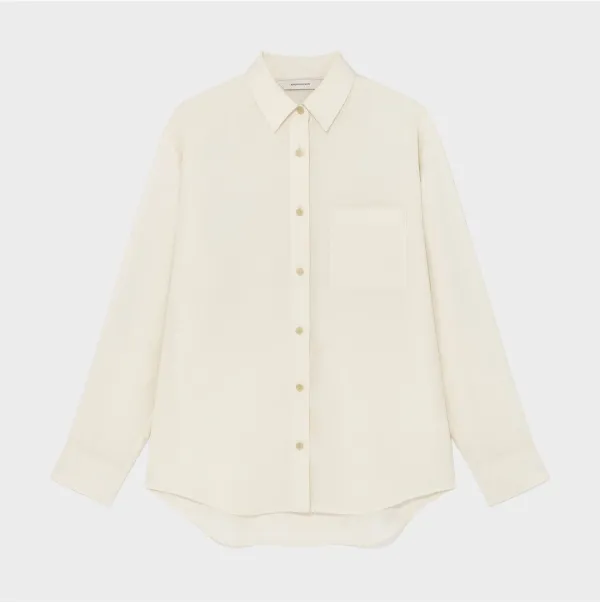 Lay Linen Shirt Ecru