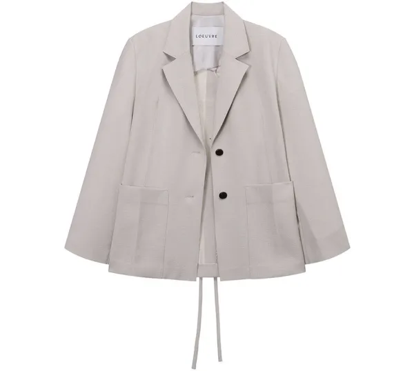 Line Like Single-Breasted Back Slit Jacket SW6MJ785-91
