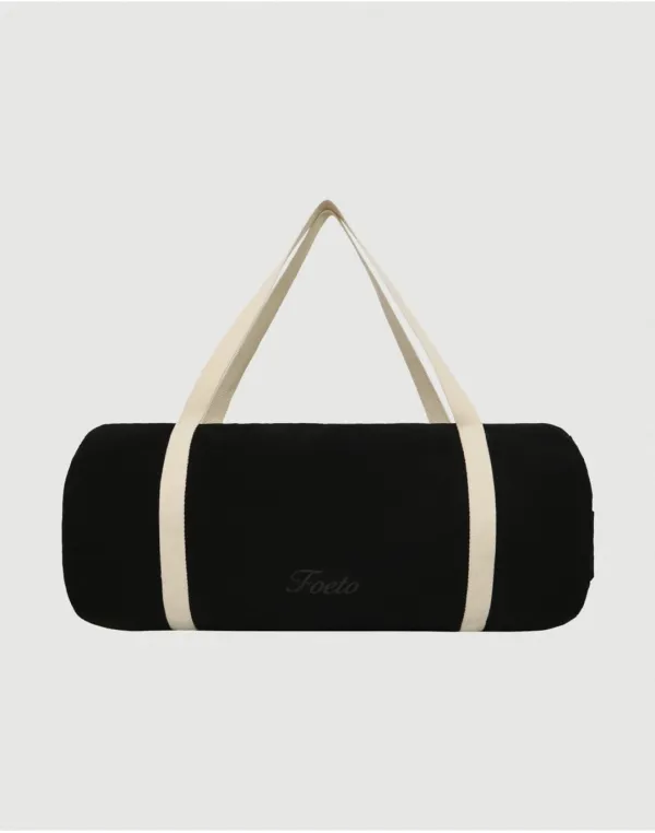 Mallet check canvas bag - black