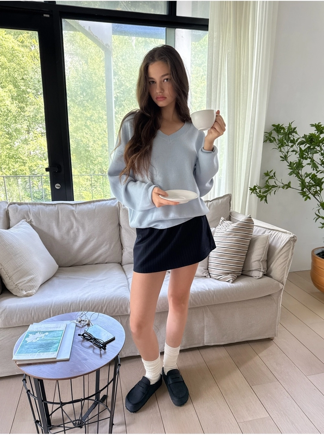 레이지지 Classic V Neck Knit (4Colors) 상품 이미지 1