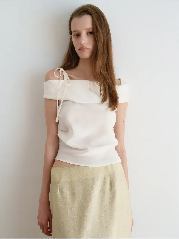 VISCOSE DRAPE BLOUSE_IVORY_OF1C2XBS01IVY