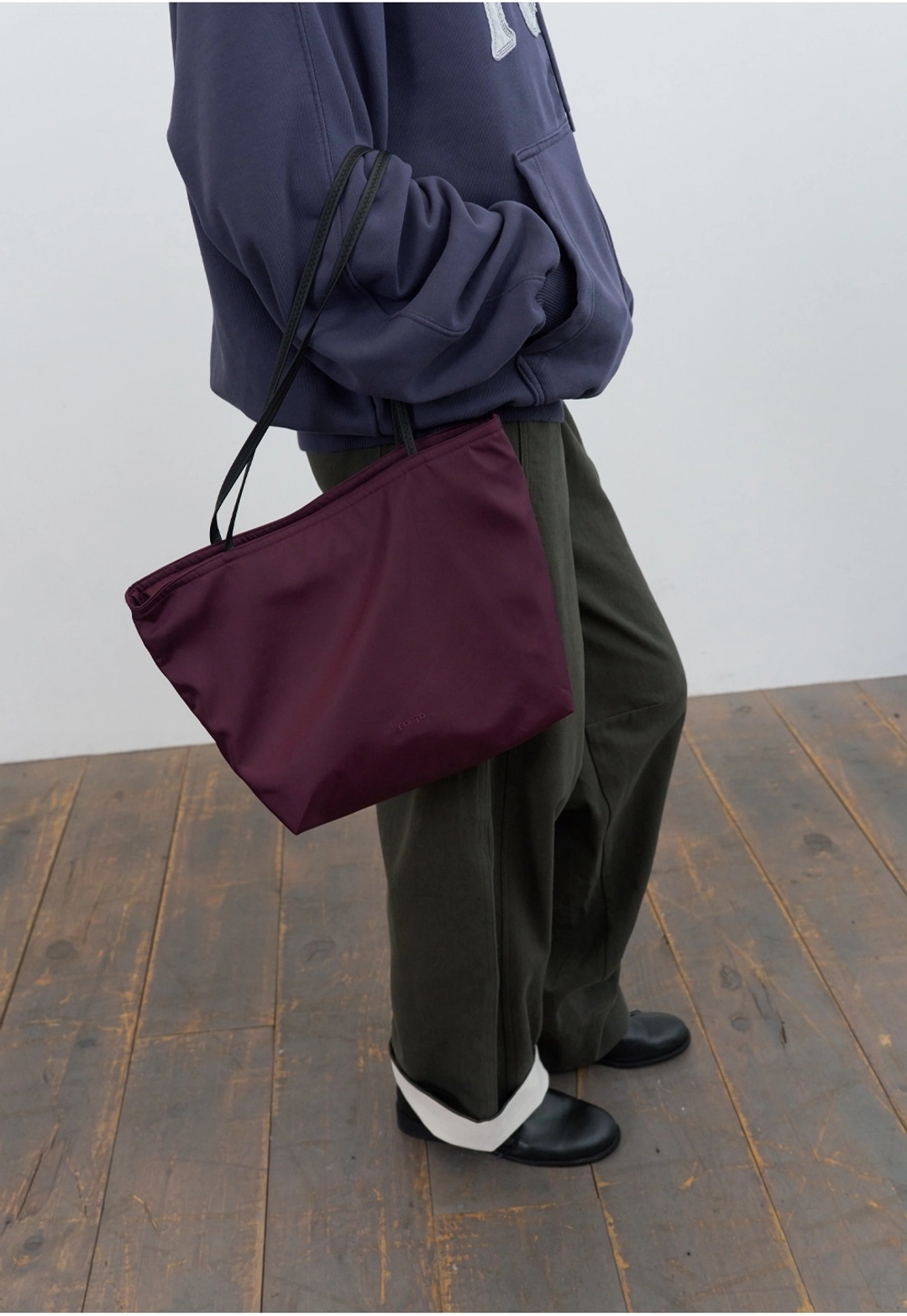 포에토 Easier color nylon tote bag - grape 상품 이미지 1