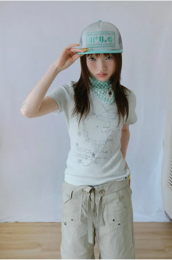 HUG sweet trucker cap (Mint)
